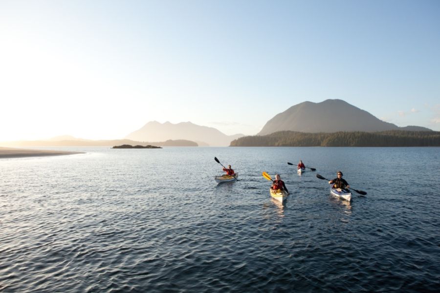 Canada excursie Kajakken bij Meares Island Tofino Sunshine Coast