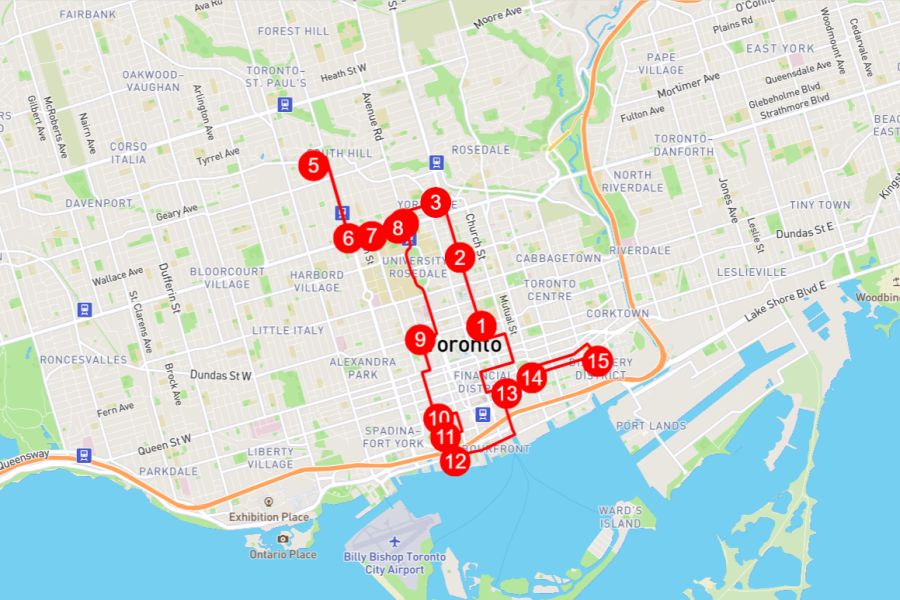 Canada excursie Toronto Hop On Hop Off Bus