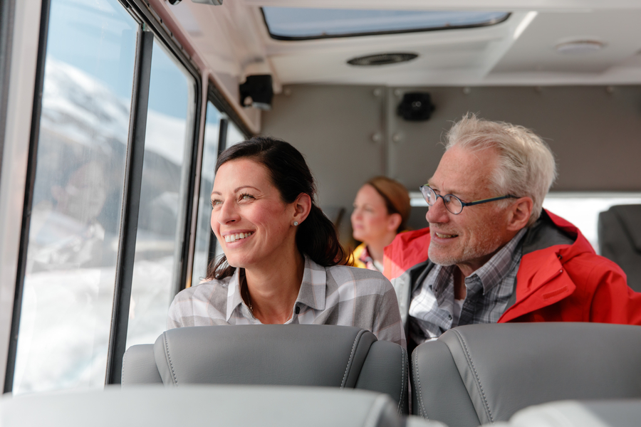 Canada excursie Ice Explorer Athabasca Glacier Skywalk Rocky Mountains