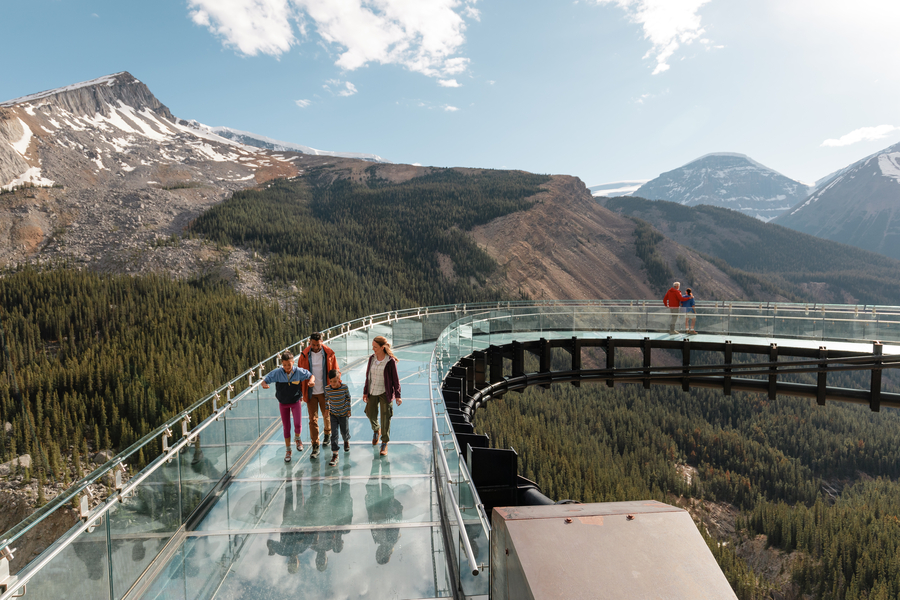 Canada excursie Ice Explorer Athabasca Glacier Skywalk Rocky Mountains