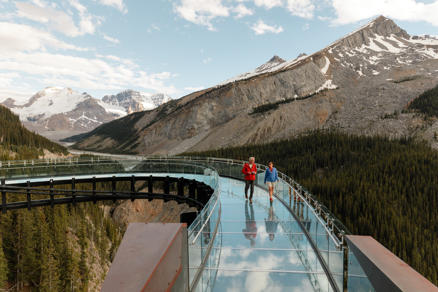 Canada excursie Ice Explorer Athabasca Glacier Skywalk Rocky Mountains