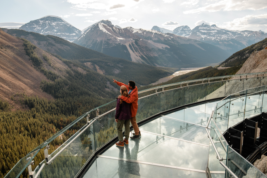 Canada excursie Ice Explorer Athabasca Glacier Skywalk Rocky Mountains