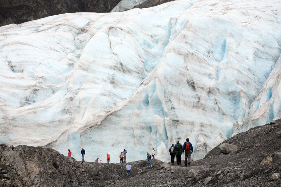 De gletsjers van Kenai Fjords National Park in Alaska.