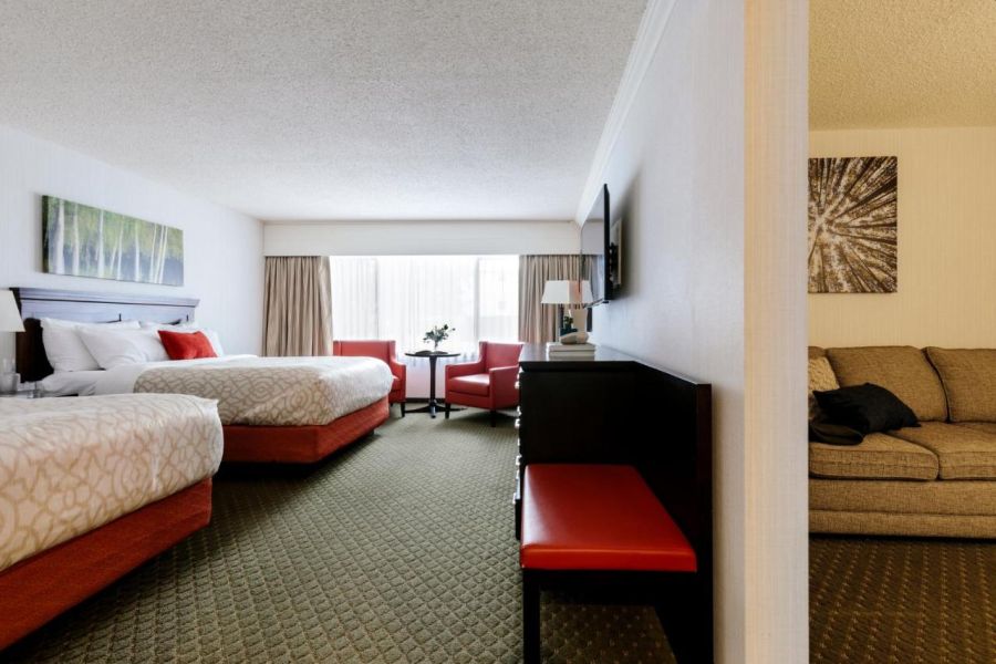 Family Suite bij Chateau Jasper tijdens een winterreis naar Canada