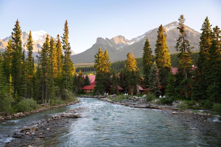 Omgeving van Post Hotel & Spa in Lake Louise tijdens een wintersportreis naar Canada