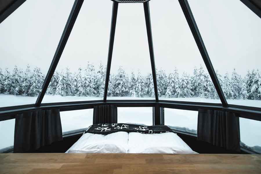 Aurora Suite uitzicht