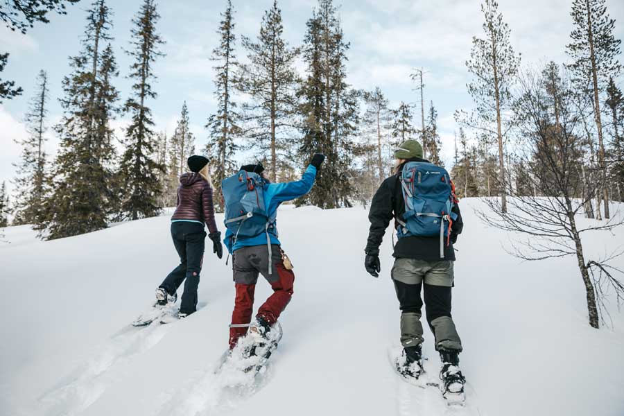 Sneeuwschoenwandelen in Saariselka