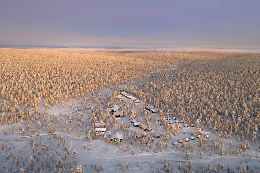Muotka Wildernishotel winteravontuur, Lapland 2021/2022