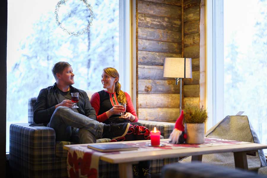 Muotka Wildernishotel winteravontuur, Lapland 2021/2022