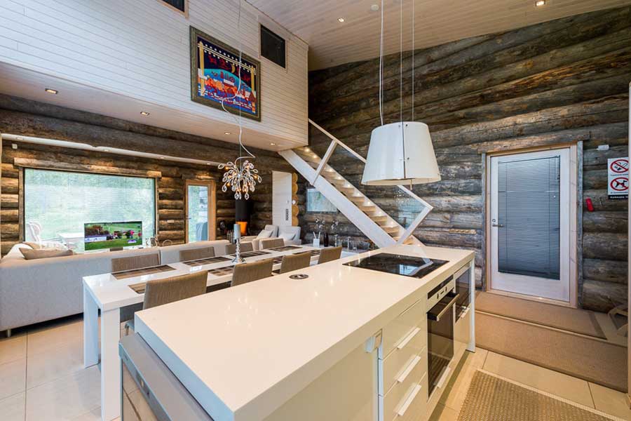 Villa Kuusirinne keuken Ruka Villas met BBI Travel