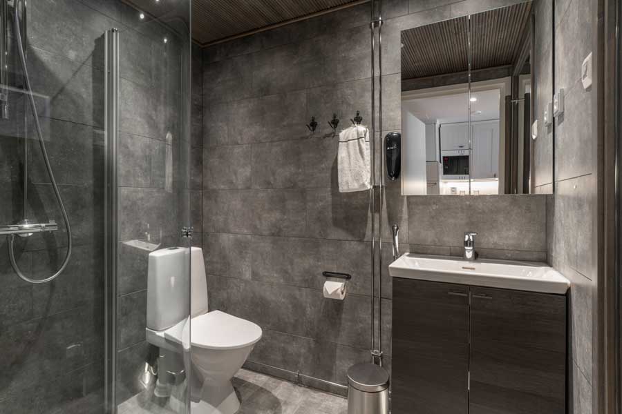 Ruka Valley28 douche toilet in Ruka met BBI Travel