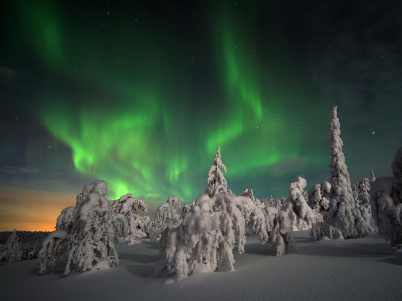 Noorderlicht in Lapland