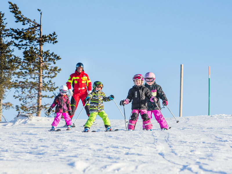 Skiles in Levi Lapland