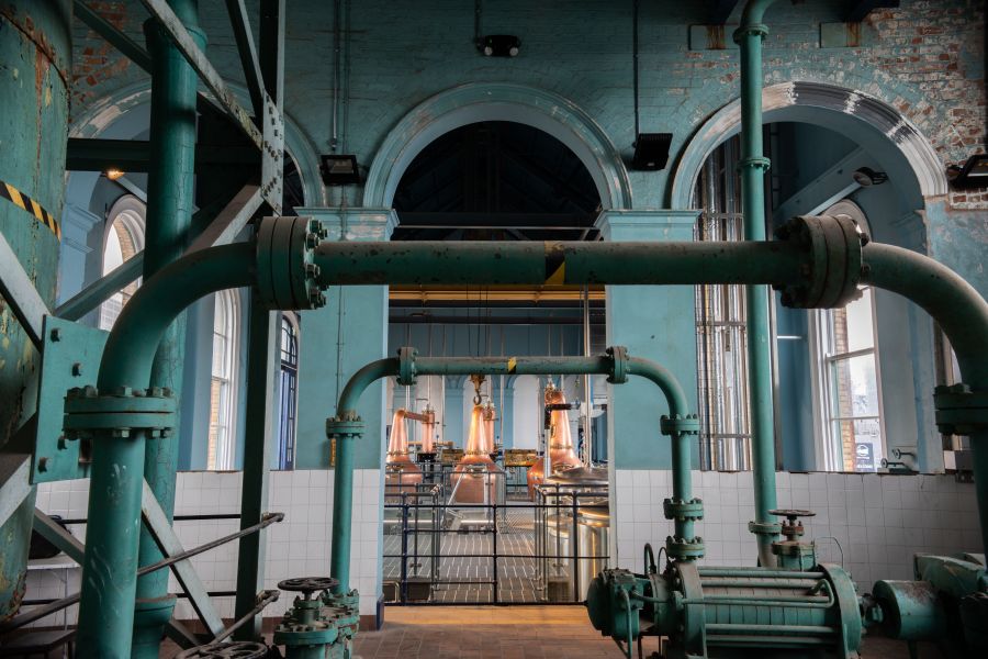 De ketels van de Titanic Distillers