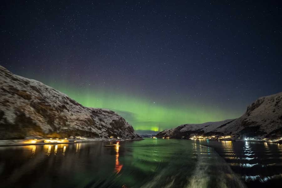 Hurtigruten Kerst reis Bergen - Kirkenes - Bergen