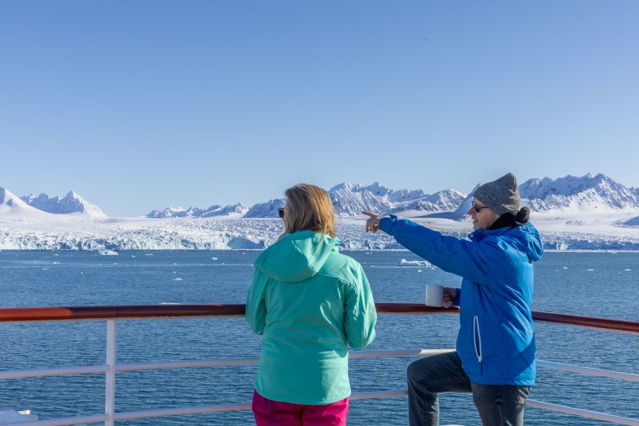 View from MS Serenissima Svalbard