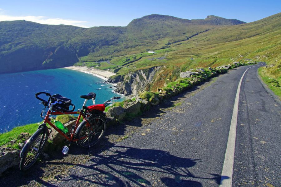 B&B autorondreis Ireland West, fietsen Achill Island