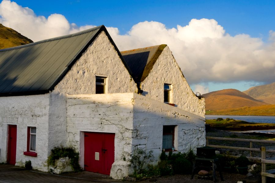 B&B autorondreis Ireland West, cottage in Connemara