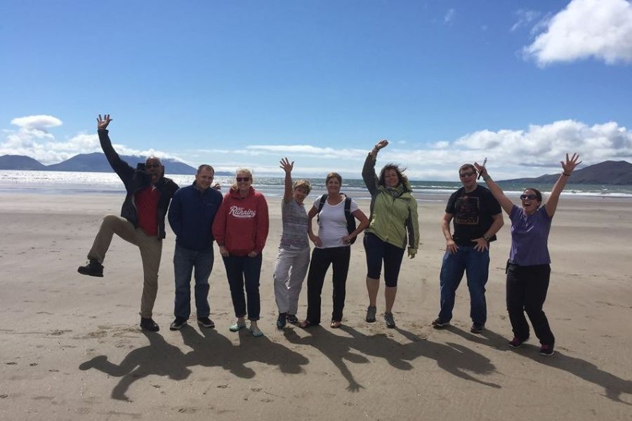 Strand, actieve busrondreis Ierland