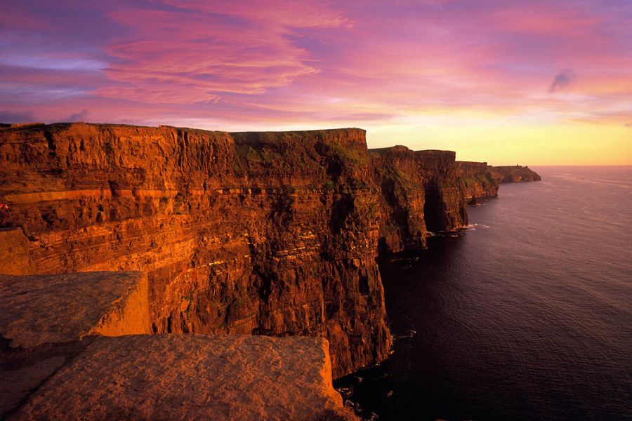 Cliffs Of Moher, actieve busrondreis Ierland
