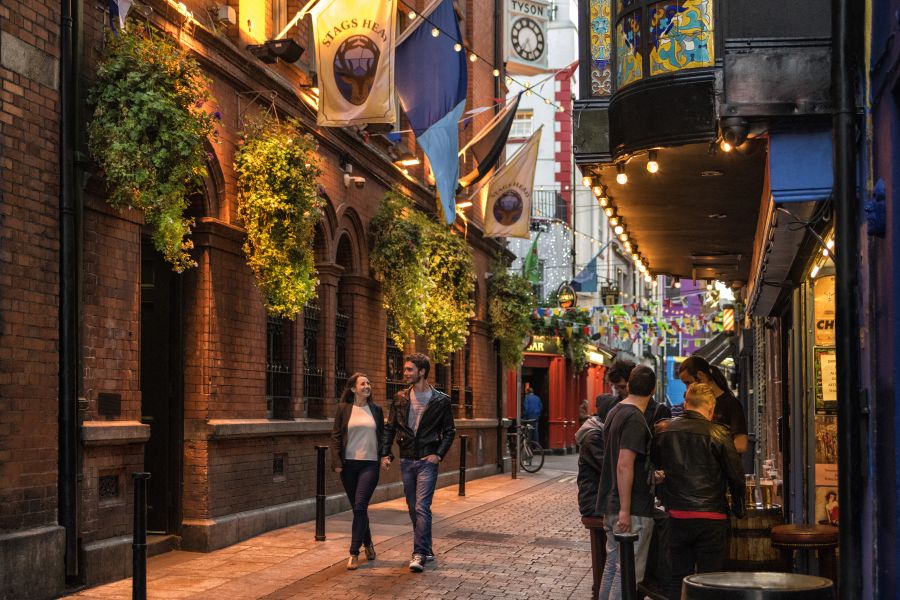 Dublin Temple Bar, combinatiereis Dublin & Kinnitty Castle