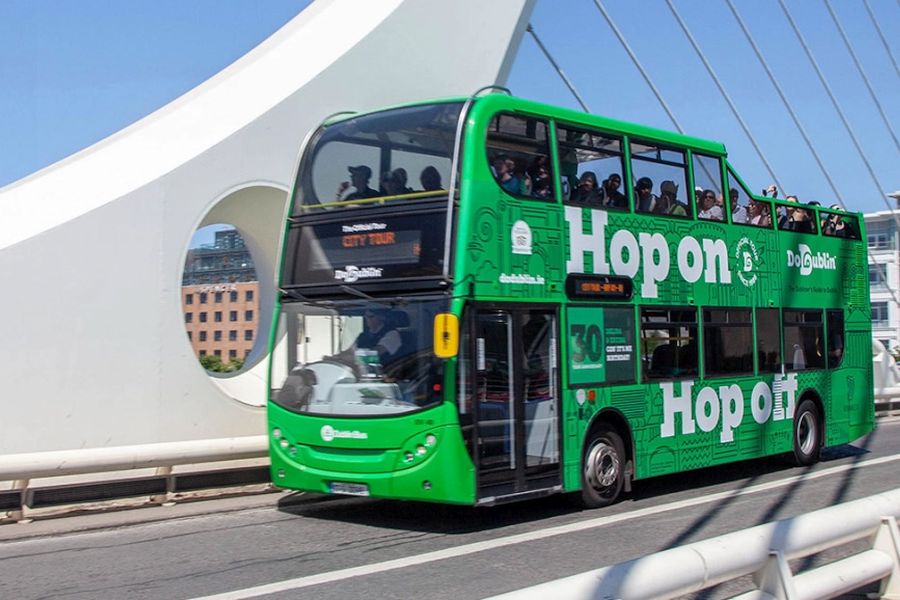 Dublin Hop-On Hop-Off Bus City Tour
