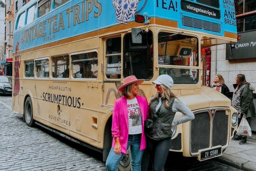 Vintage Tea Trips - Dublin dubbeldekker