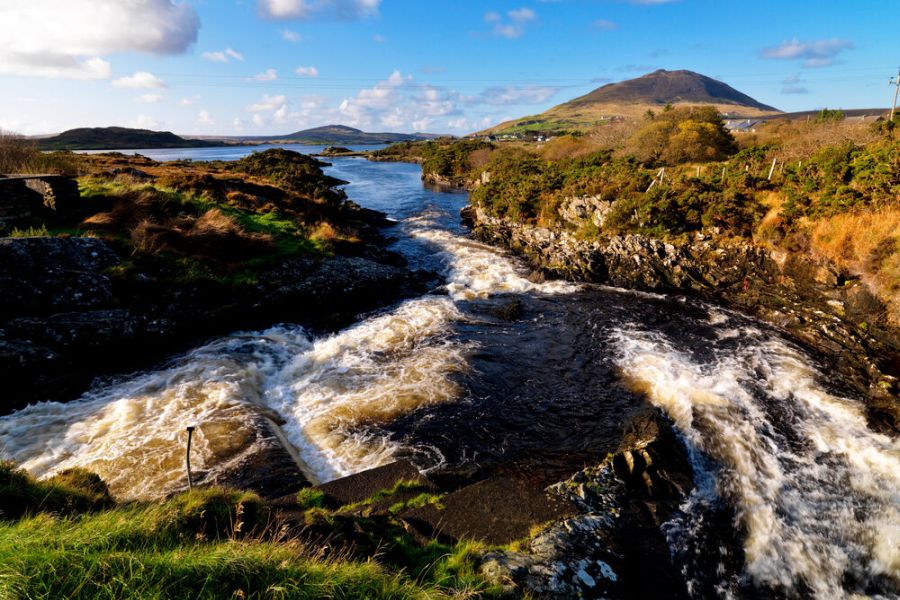 Bergen en rivieren in Connemara