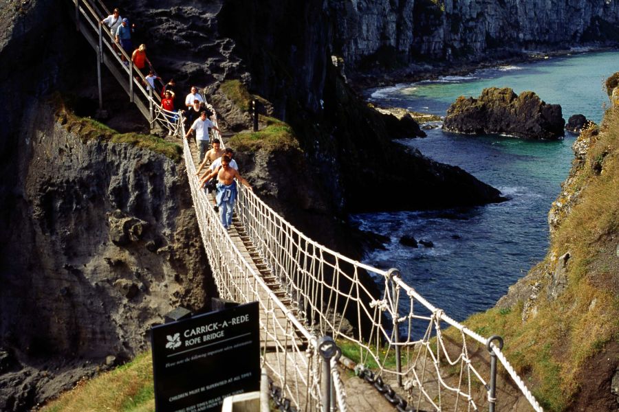 Carrick-a-Rede autorondreis Ierland hotels