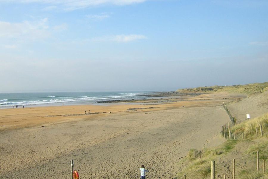 Het enige strand van de Burren
