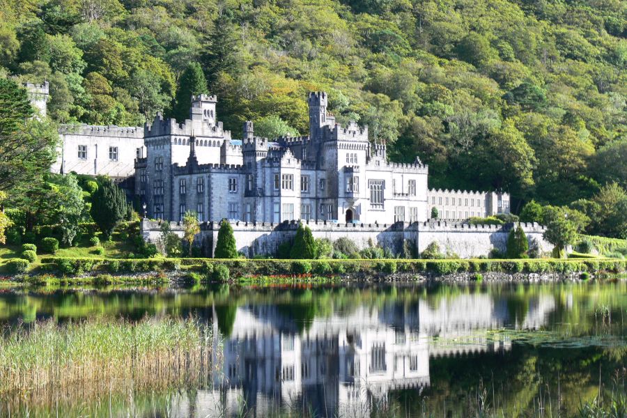Kylemore Abbey, vliegreis Ierse Westkust