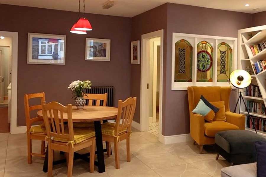 Woonkamer Ryans Retreats - Roundstone