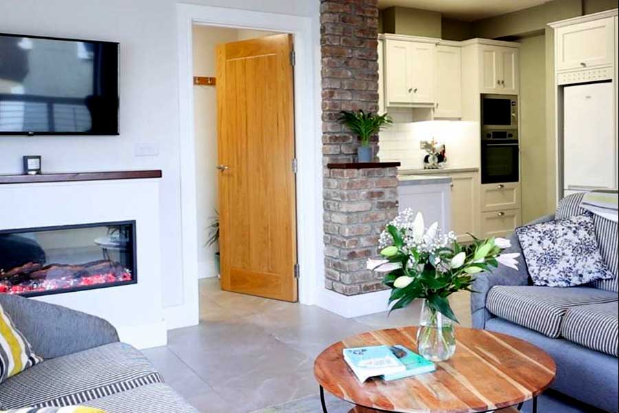 Woonkamer Ryans Retreats - Roundstone