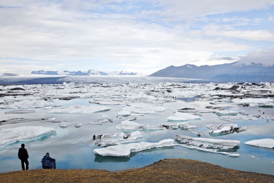 Jökulsarlon Glacier Lagoon, busrondreis IJsland