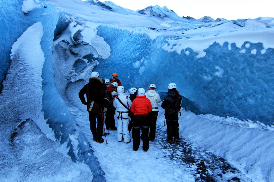 Gletsjerwandeling Solheimajokull IJsland