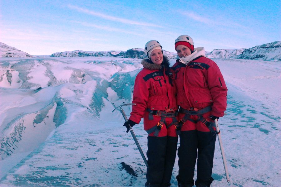 Gletsjerwandeling Solheimajokull IJsland