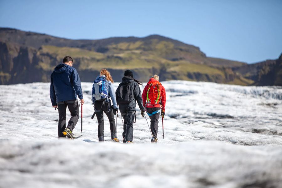 Gletsjerwandeling Solheimajokull IJsland
