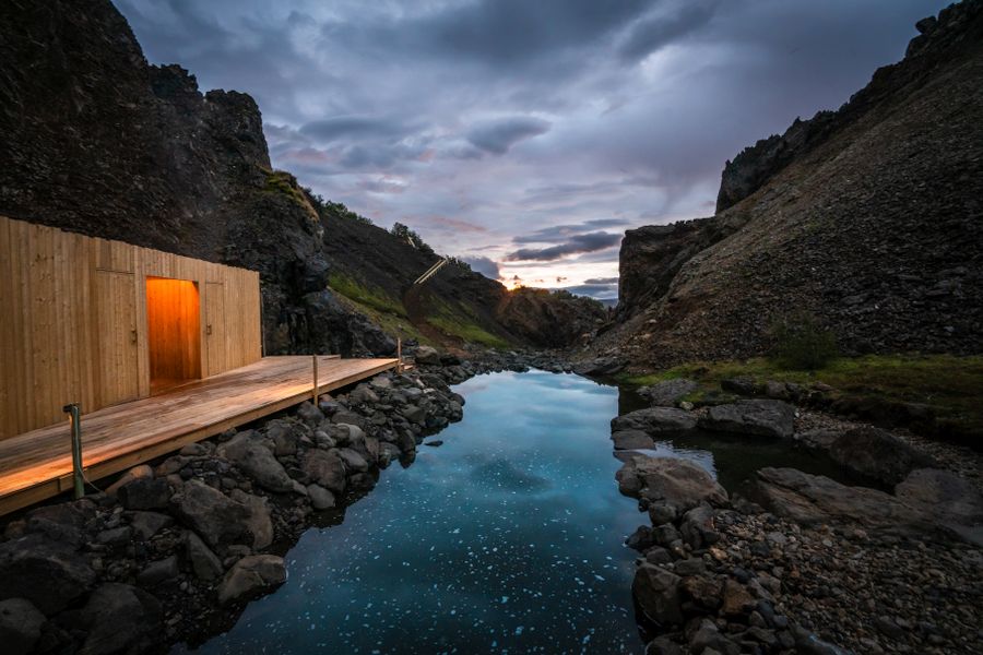 Husafell Canyon Baths