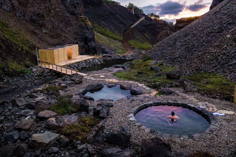 Husafell Canyon Baths