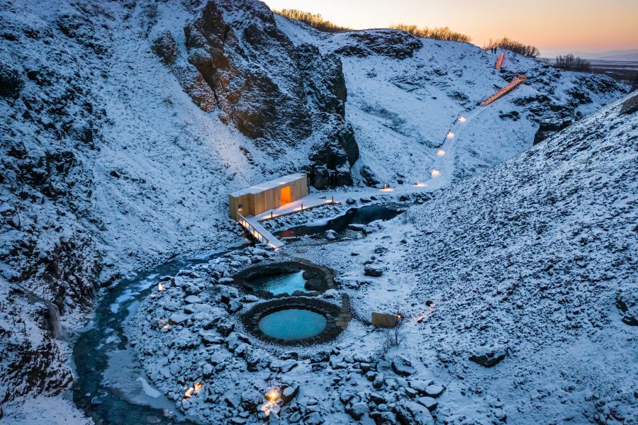 Husafell Canyon Baths