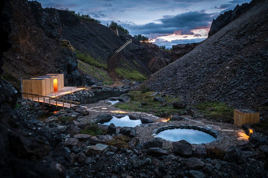 Husafell Canyon Baths