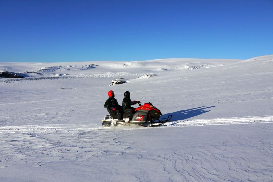 Golden Circle met sneeuwscootertocht