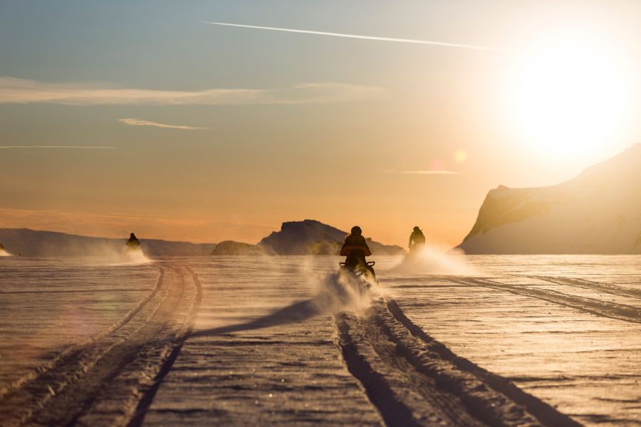 Golden Circle met sneeuwscootertocht