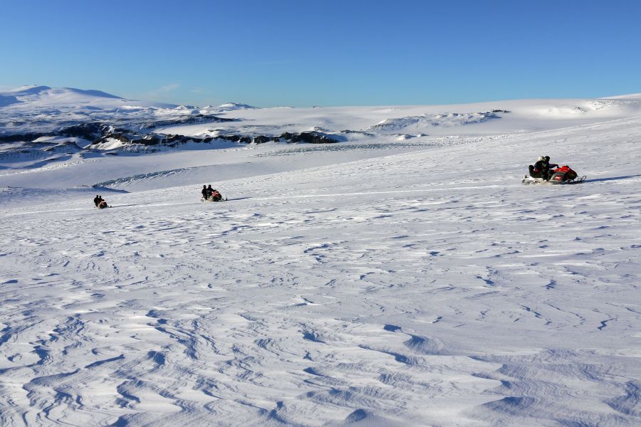 Golden Circle met sneeuwscootertocht