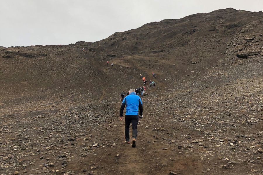Vulkaan wandeling Fagradalsfjall Reykjanes