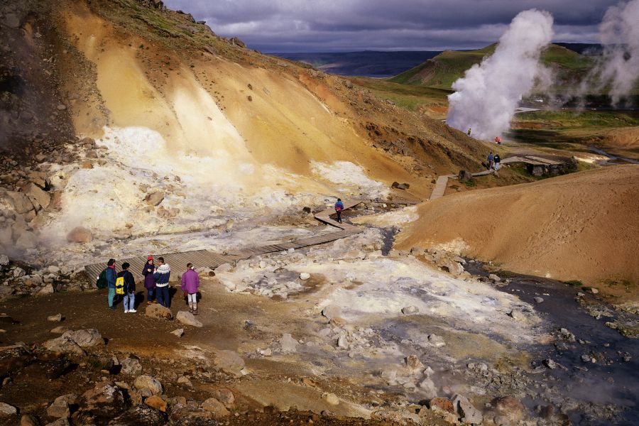 Vulkaan wandeling Fagradalsfjall Reykjanes