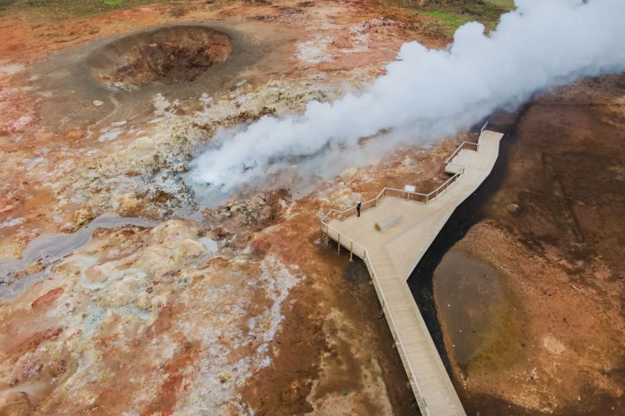 Vulkaan wandeling Fagradalsfjall Reykjanes