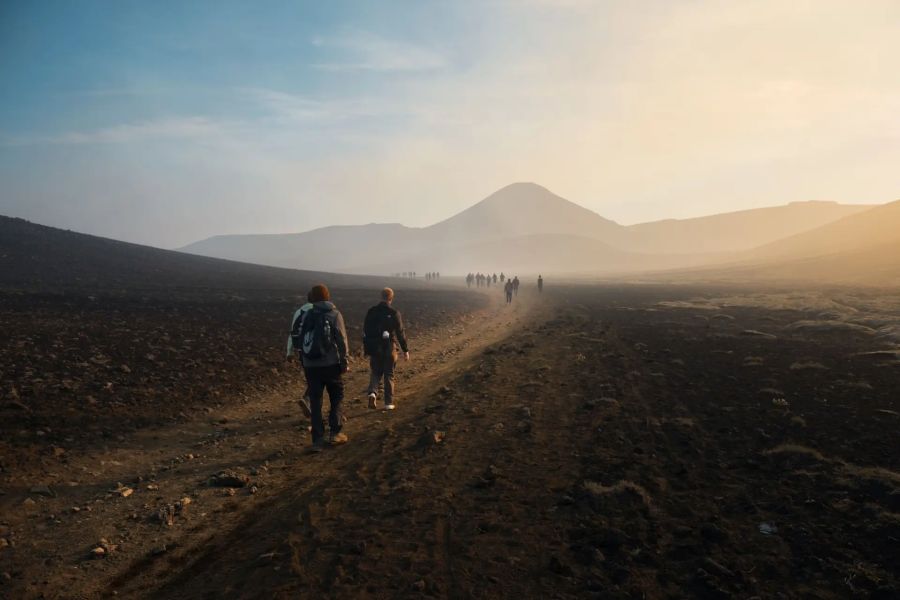 Vulkaan wandeling Fagradalsfjall Reykjanes