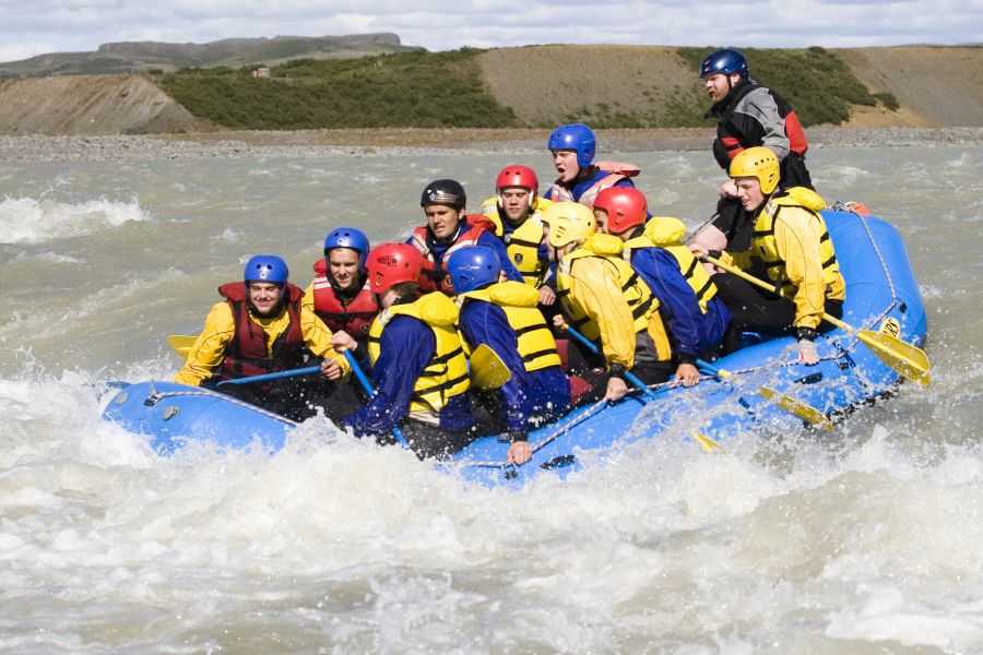 Rafting IJsland