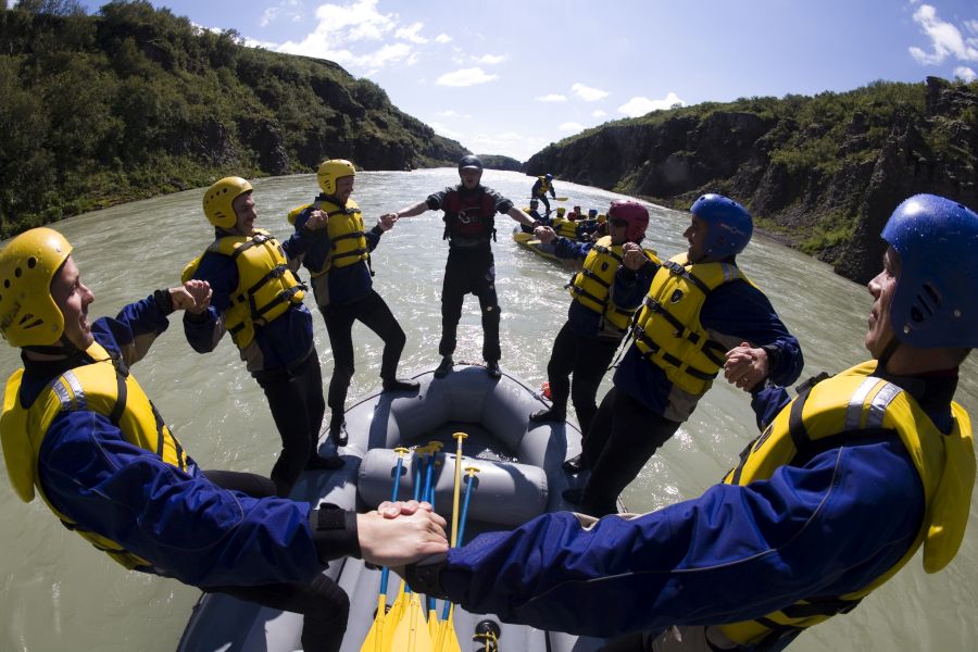 Rafting IJsland